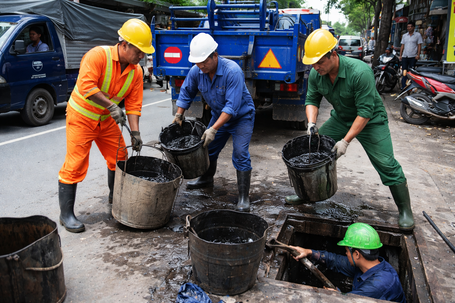 Sẵn sàng túc trực phục vụ khách hàng