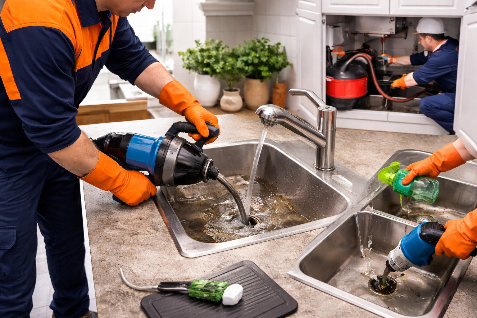 Dịch vụ Thông Tắc Chậu Rửa